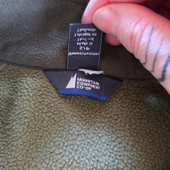 MEC | Women's Olive Green Fleece Jacket, Size S - Picture 5 of 9